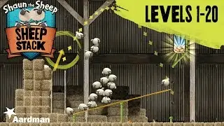 Shaun the Sheep’s ‘Sheep Stack’ – Levels 1-20 Walkthrough