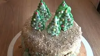 Вкуснейший домашний медовик со сметанным кремом и соленой карамелью