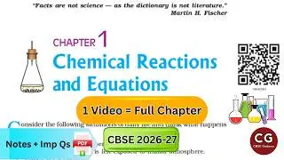 Chemical Reactions and Equations Class 10 (Chapter 1): Full Chapter Line by Line Explanation