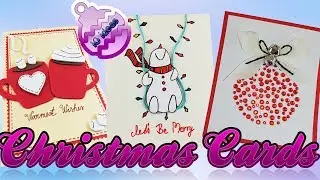 10 DIY Christmas Card Tutorial / How to!