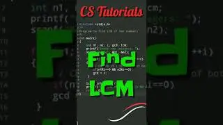Program to find out LCM of two numbers | C programming | 