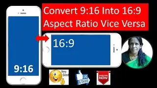 Convert 9-16 Into 16-9 Aspect Ratio Vice Versa|v n video editor  |ratan agarwal it informer