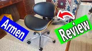 Armen Living Adjustable Office Chair Amazon Customer Review