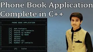 Phone Book Application in C++