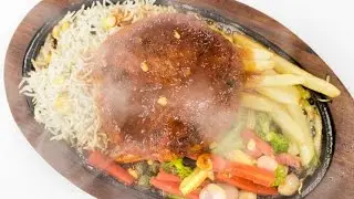 Veg Sizzler Recipe | Best Indian Restaurant Style Vegetable Aloo Tikki Sizzler Recipes Veg