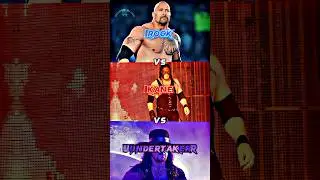 Rock🥵 vs Kane💀 vs Undertaker☠️ 