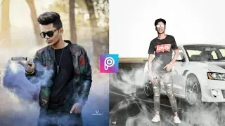 PicsArt Smoke Bomb Car Photo Editing Tutorial Step By Step In Hindi