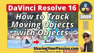 Tracking Moving Object with Object in DaVinci Resolve - Easier than using Fusion