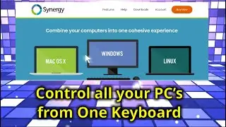 One Mouse Many Computers Synergy