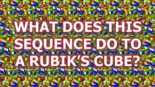 3D Stereogram Challenge #28 - What does this set of moves do to a Rubik's Cube?