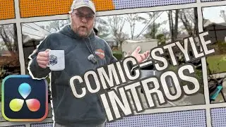 How to make AWESOME Comic Book style CHARACTER INTROS in Davinci Resolve 20!