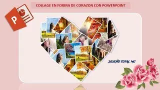 COLLAGE EN FORMA DE CORAZÓN POWERPOINT