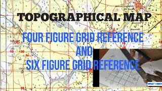Four -figure grid reference and six-figure grid reference (click description box)explained in Tamil