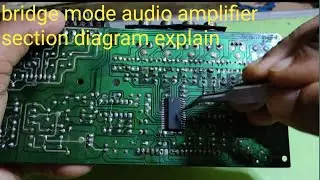 5.1 home theater repair parts 3           Bridge mode section diagram explain