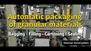 Fully automatic quantitative weighing & vacuum packaging + subsequent cartoning#automaticpackaging