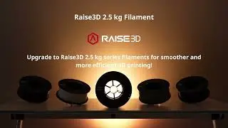 Learn How to Enhance Your 3D Printing Experience with Raise3D 2.5 kg Series Filaments!
