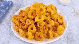 Fried breaded calamari: how to make them golden and crunchy!