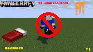 Minecraft bedwars but I can't jump. part 1