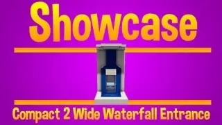 Minecraft - 2 Wide Waterfall Entrance (Very compact)