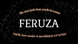 Feruza ismiga video