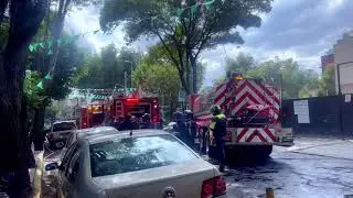 Мексика пожар в соседнем здание