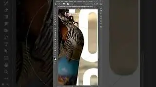 Como criar texto vazado no photoshop em 44 segundos 🔥💡