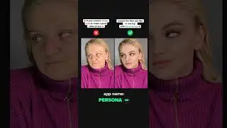 Persona 😍 Best video/photo editor #skincare #naturalbeauty #beautycamera