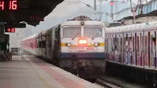Smoke and Lights : Raging BGKT EMD With Dadar Bikaner Superfast Express !!