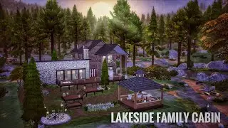 Cozy Lakeside Cabin🏡 | The Sims 4 Stop Motion (No CC Build)