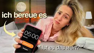 EINE WOCHE LANG UM 5 UHR MORGENS AUFSTEHEN 😮‍💨