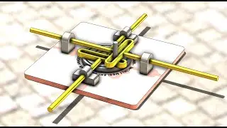 DOUBLE SCOTCH YOKE MECHANİSM (DUBLE İSKOÇ MEKANİZMASI)