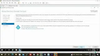 Install AD DS in windows server 2019