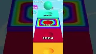 Ball Run 2048 Infinity: set a new record! Lvl 217