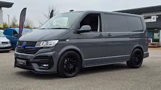 vw transporter t6.1... leighton van front end modified alloys leather Lowered spoiler