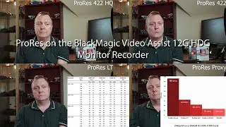 BlackMagic Video Assist 12G HDR ProRes Recording Options