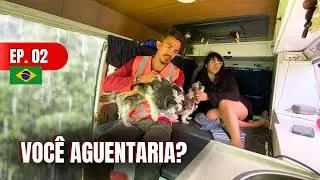 Como é passar 24 horas dentro do MOTORHOME em um dia TEDIOSO de CHUVA.
