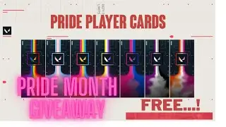 NEW VALORANT PRIDE PLAYER CARDS!!!! (REDEEM NOW)