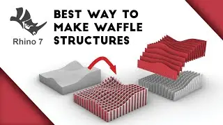 How to: Rhino Waffle Structures - Fast and Easy
