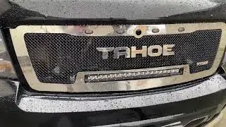 CHEVROLET TAHOE 900 на сдаче решетка с LED балкой на 100 Вт от CHROME-TUNING.COM вотсап+79139128042