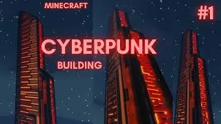 Minecraft Cyberpunk Building Tutorial (Part 1)
