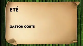 Eté - Gaston Couté
