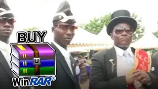 Coffin Dance Meme: Buy WinRAR