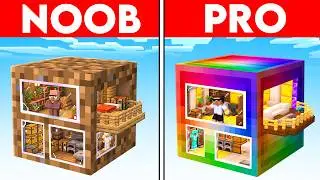 Poor vs Rich Giant Block Battle in Minecraft..