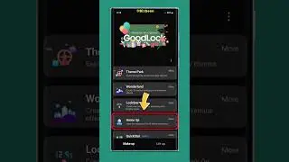 Vertical App Drawer on Samsung with Good Lock - Home up 