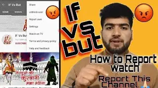 If vs But || how to report If vs But || They make bad videos on Islam