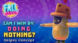 FALL GUYS but can I win by doing NOTHING? \ SNIPES (Part 2) / #fallguys #fallguyslive