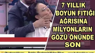 BOYUN FITIĞI AĞRISINA MİLYONLARIN GÖZÜ ÖNÜNDE FİZYOTERAPİST HÜRKAN AKKUZU İLE SON.