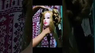 look how dressing  style curl shape