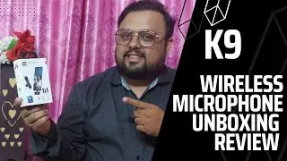 K9 Wireless Microphone Unboxing And Review and Review