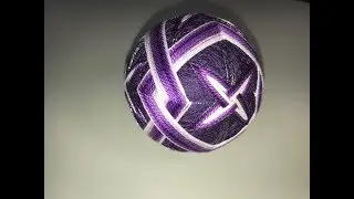 Temari Ball.Темари. Разметка Т-8. Вышивка на шарах.
